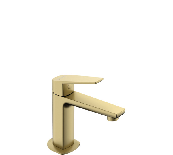 GENEBRE | Grifería Monomando de lavabo Oro Cepillado con sistema GE-ECO Serie Kloe